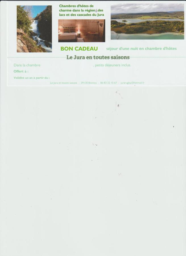 Bonlieu Le Jura En Toutes Saisons Piscine, Spa, Location Vtt, Balades 2Cv, Climatisation מראה חיצוני תמונה